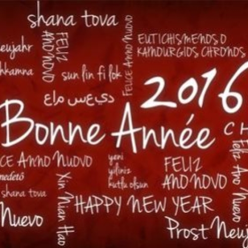 Bonne année 2016